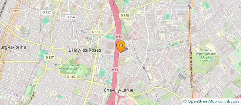 localisation de l'entreprise SCI SF & F  L'HAY-LES-ROSES