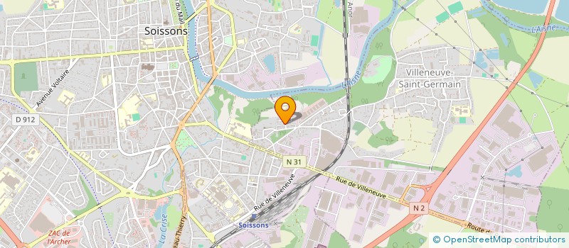 localisation de l'entreprise SCI SF IMMOBILIER à VILLENEUVE-SAINT-GERMAIN