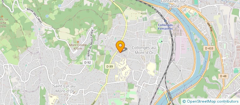 localisation de l'entreprise SCI SF M BB  COLLONGES-AU-MONT-D'OR
