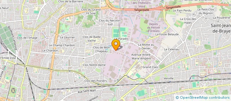 localisation de l'entreprise SCI SF2L PALISSY à SAINT-JEAN-DE-BRAYE