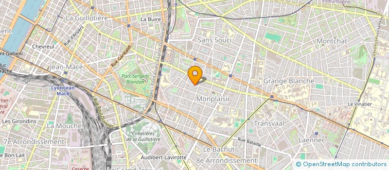 localisation de l'entreprise SCI SF2V  LYON