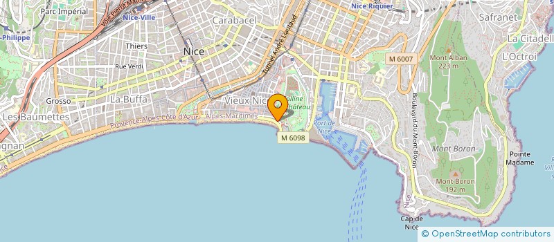 localisation de l'entreprise SCI SFAR à NICE