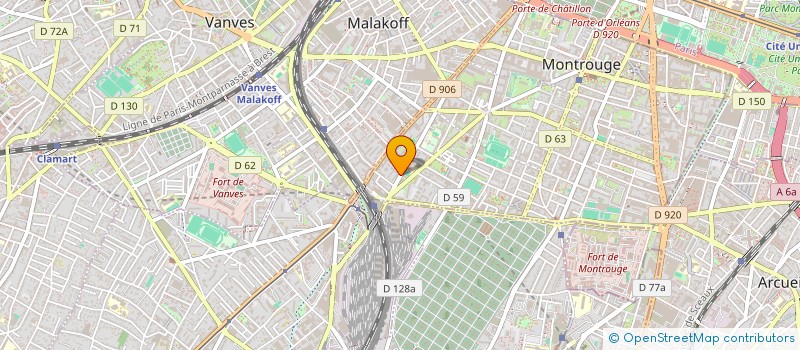 localisation de l'entreprise SCI SFAR ET JOOBER  MONTROUGE