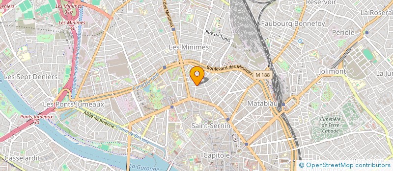 localisation de l'entreprise SCI SFB à TOULOUSE
