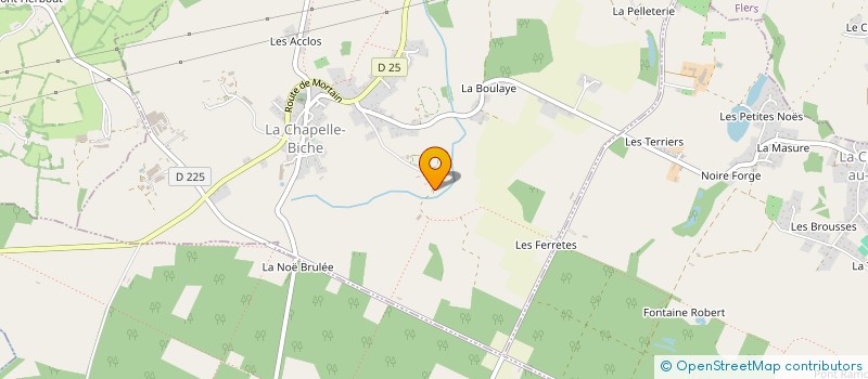 localisation de l'entreprise SCI SFB IMMO à LA CHAPELLE-BICHE