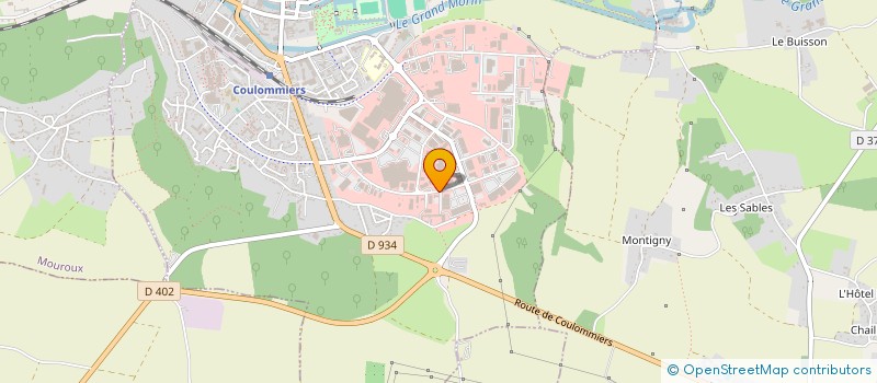 localisation de l'entreprise SCI SFB84 à COULOMMIERS