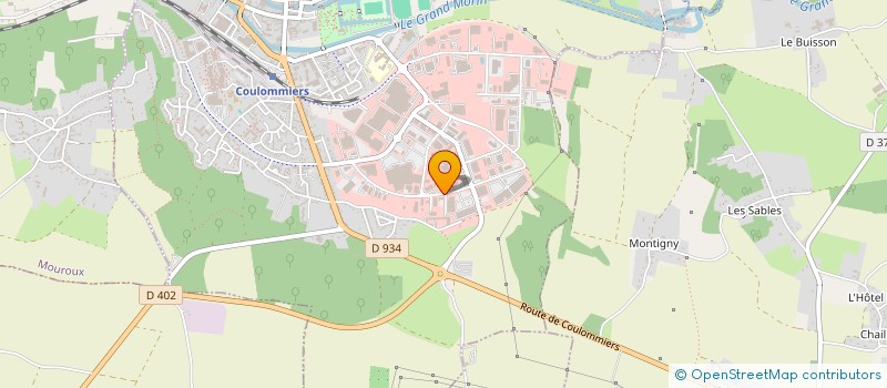 localisation de l'entreprise SCI SFBJJ à COULOMMIERS