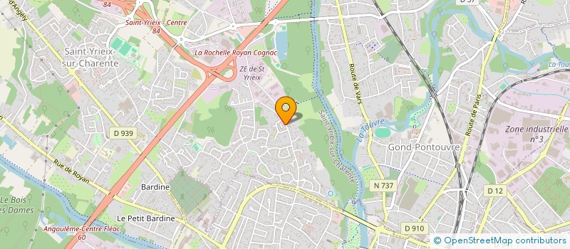 localisation de l'entreprise SCI SFC à SAINT-YRIEIX-SUR-CHARENTE