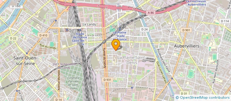 localisation de l'entreprise SCI SFC  SAINT-DENIS