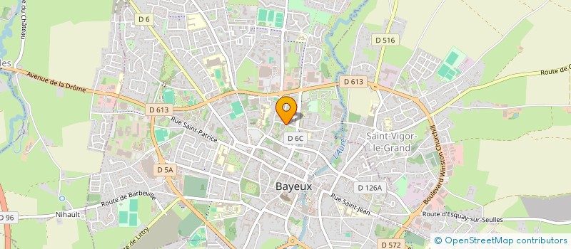 localisation de l'entreprise SCI SFCJ  BAYEUX