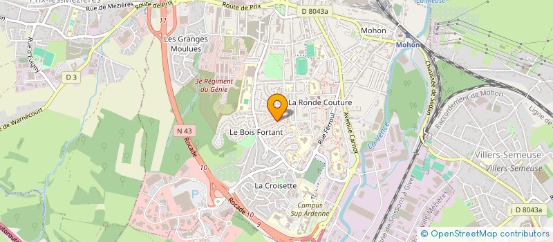 localisation de l'entreprise SCI SFDM IMMOBILIER à CHARLEVILLE-MEZIERES
