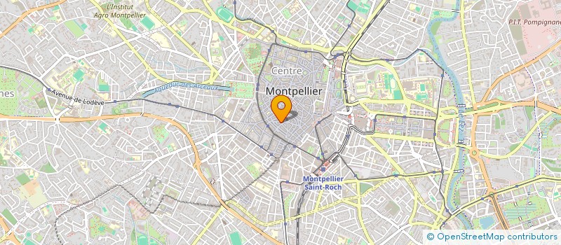 localisation de l'entreprise SCI SFEIR LEBLANC à MONTPELLIER