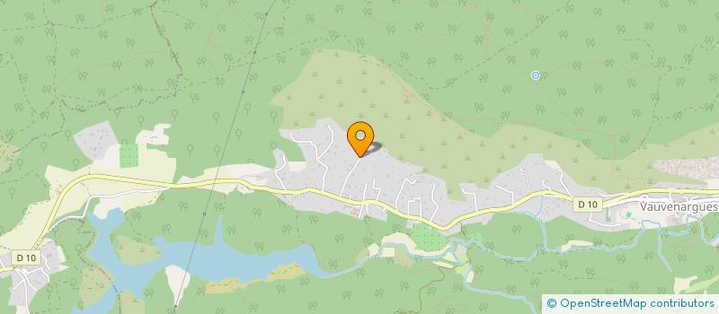 localisation de l'entreprise SCI SFF  VAUVENARGUES