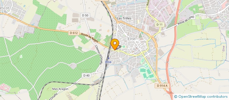 localisation de l'entreprise SCI SFG  ELNE