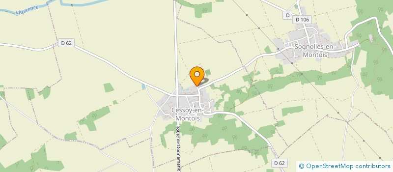 localisation de l'entreprise SCI SFG  COURLON-SUR-YONNE