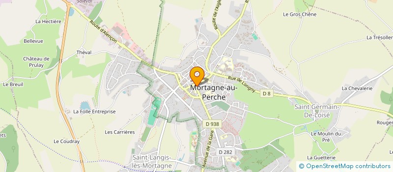 localisation de l'entreprise SCI SFG-PROSPER à MORTAGNE-AU-PERCHE