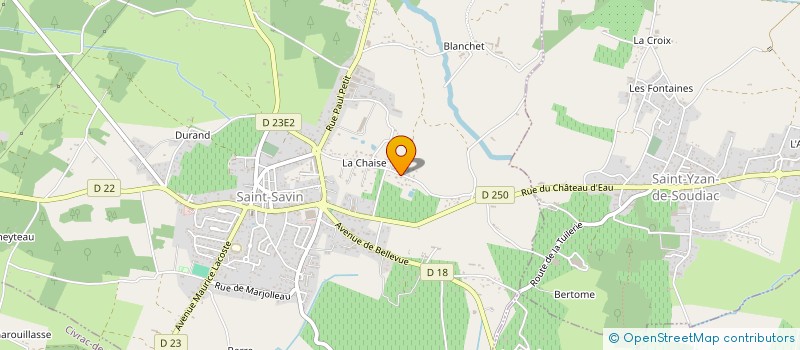localisation de l'entreprise SCI SFGO à SAINT-SAVIN