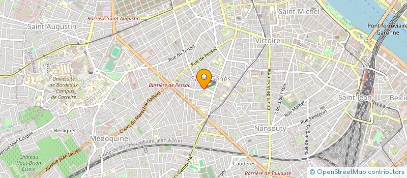 localisation de l'entreprise SCI SFI  BORDEAUX