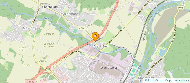 localisation de l'entreprise SCI SFI  MACHEMONT