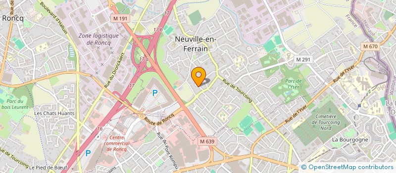 localisation de l'entreprise SCI SFJ à NEUVILLE-EN-FERRAIN