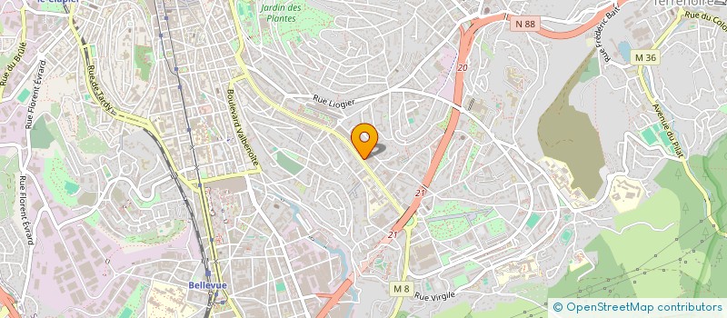 localisation de l'entreprise SCI SFJ  SAINT-ETIENNE