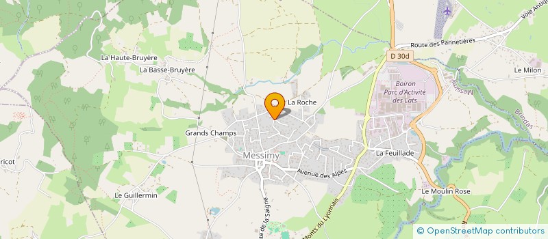 localisation de l'entreprise SCI SFJ  MESSIMY