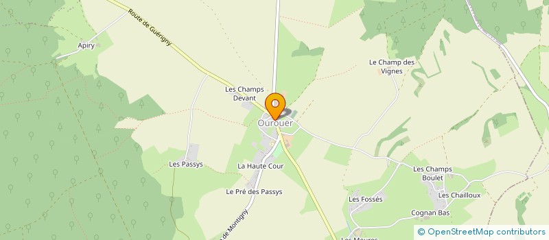 localisation de l'entreprise SCI SFK à POISEUX