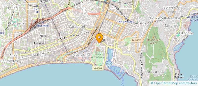 localisation de l'entreprise SCI SFK LOCATIONS à NICE