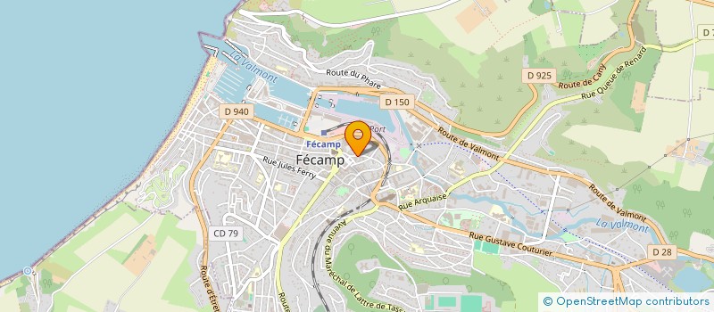 localisation de l'entreprise SCI SFL  FECAMP