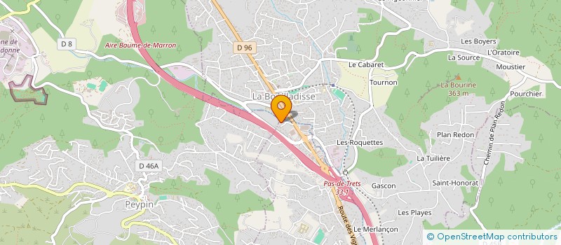 localisation de l'entreprise SCI SFLD  LA DESTROUSSE