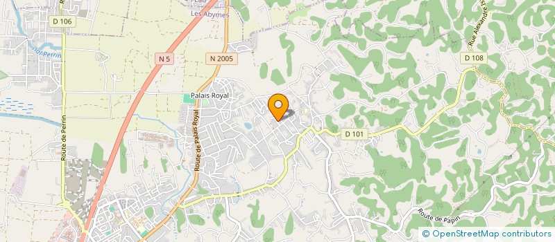 localisation de l'entreprise SCI SFM RIVAGE  LES ABYMES