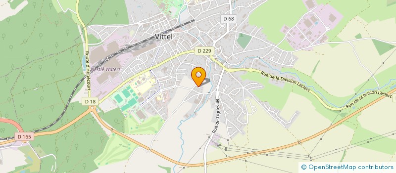 localisation de l'entreprise SCI SFMT  VITTEL