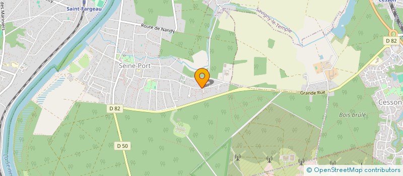 localisation de l'entreprise SCI SFP  SEINE-PORT