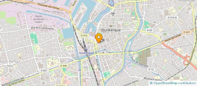 localisation de l'entreprise SCI SFP à DUNKERQUE