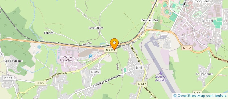 localisation de l'entreprise SCI SFT à YTRAC