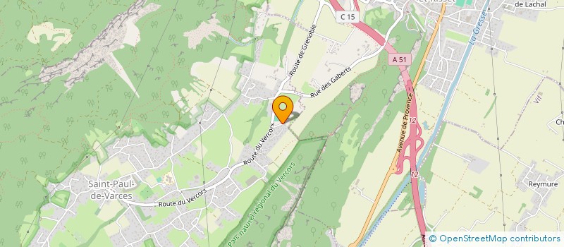 localisation de l'entreprise SCI SFW  SAINT-PAUL-DE-VARCES