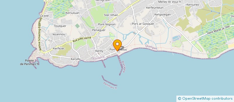 localisation de l'entreprise SCI SG  PENMARCH