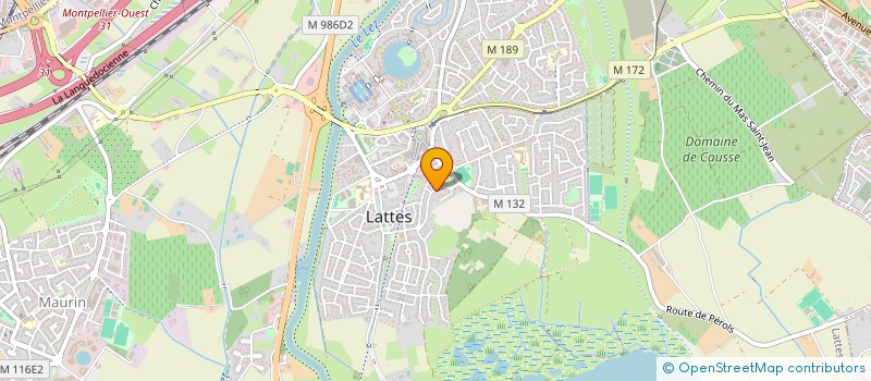 localisation de l'entreprise SCI SG à LATTES