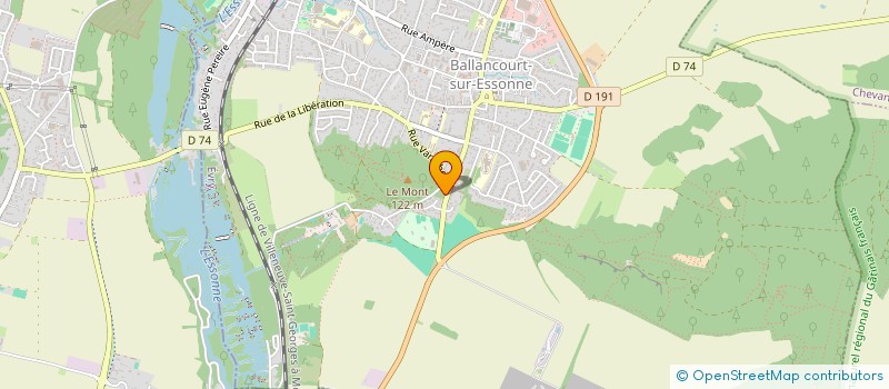 localisation de l'entreprise SCI SG FAMILY à BALLANCOURT-SUR-ESSONNE