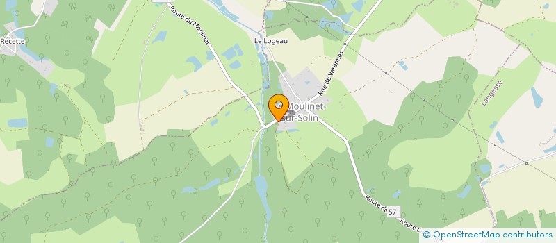 localisation de l'entreprise SCI SG IMMO à LE MOULINET-SUR-SOLIN