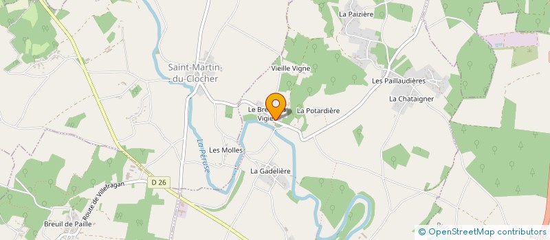 localisation de l'entreprise SCI SG IMMOBILIER  BERNAC