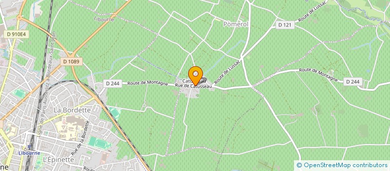 localisation de l'entreprise SCI SG ROLLAND  POMEROL