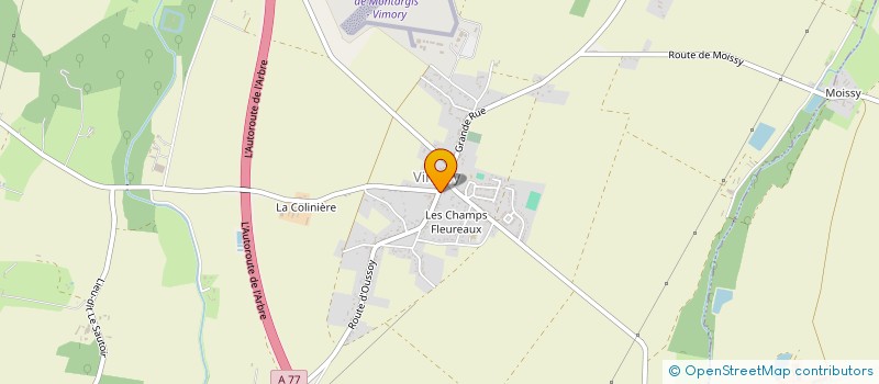localisation de l'entreprise SCI SG2M à VIMORY