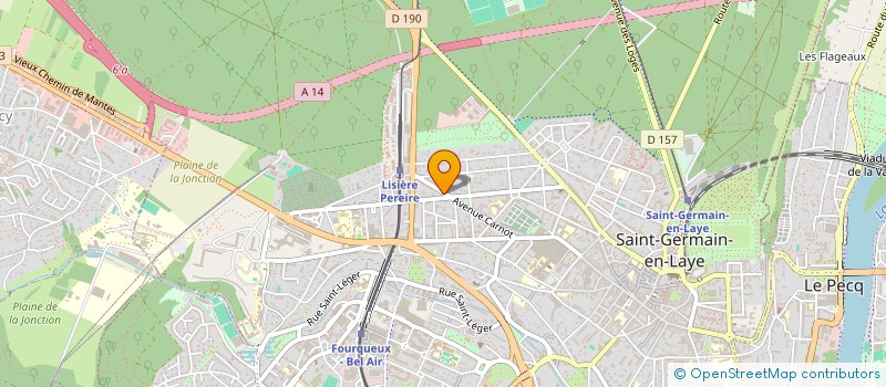 localisation de l'entreprise SCI SGANARELLE  SAINT-GERMAIN-EN-LAYE