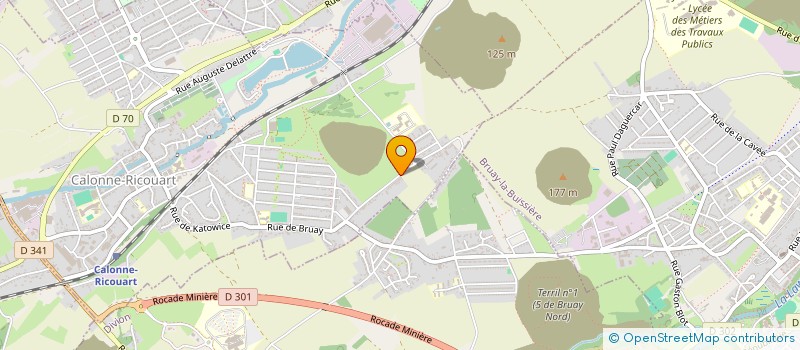 localisation de l'entreprise SCI SGARDIUM  CALONNE-RICOUART