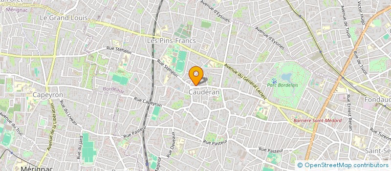 localisation de l'entreprise SCI SGB  BORDEAUX