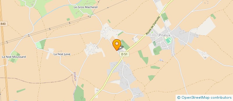 localisation de l'entreprise SCI SGCL  PISEUX