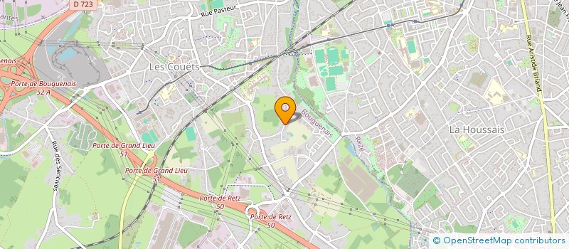 localisation de l'entreprise SCI-SGD à BOUGUENAIS