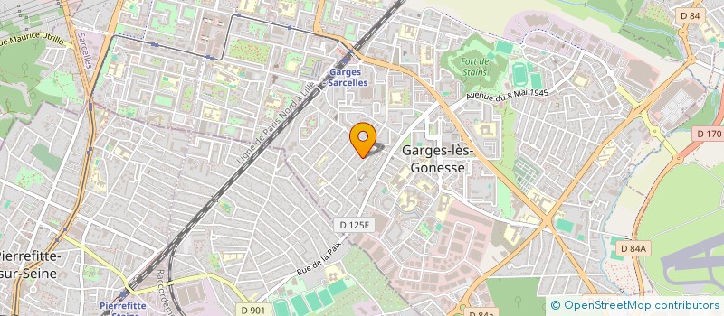 localisation de l'entreprise SCI SGD ROYAL  GARGES-LES-GONESSE