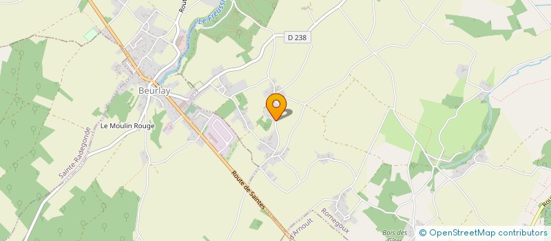 localisation de l'entreprise SCI SGDEC  ROMEGOUX